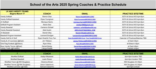 coach roster